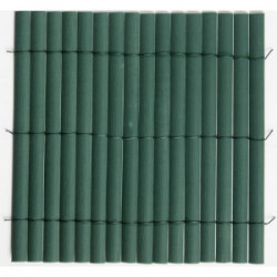 Canisse PVC simple face Vert  85% occultant 1x3 m PLASTICANE - NORTENE 