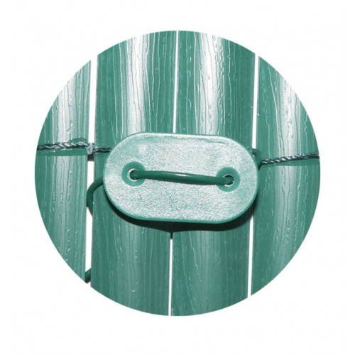 Canisse PVC simple face Vert  85% occultant 1x3 m PLASTICANE - NORTENE 