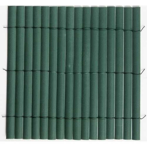 Canisse PVC simple face Vert  85% occultant 1,5x3 m PLASTICANE - NORTENE 