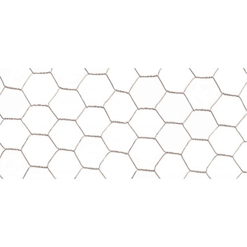 Grillage métal galvanisé triple torsion 1,3cm - 0,5 x 10 m - NORTENE 