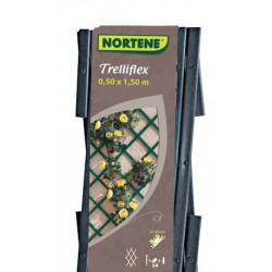 Treillis extensible en PVC 0,5 x 1,5 m gris TREILLIFLEX - NORTENE 