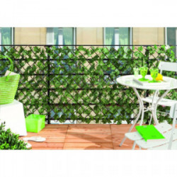 Treillis de balcon osier + feuilles synthétiques 1 x 2m GREENLY - NORTENE 