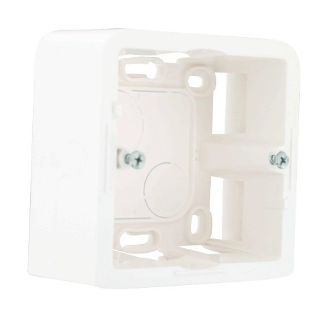 Cadre blanc sans support VG 40mm 2 modules