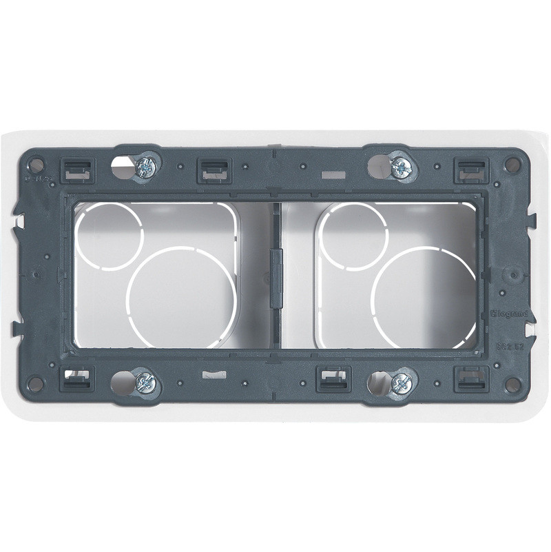 Mosaic cadre programme 4 modules profondeur 40mm horizontal