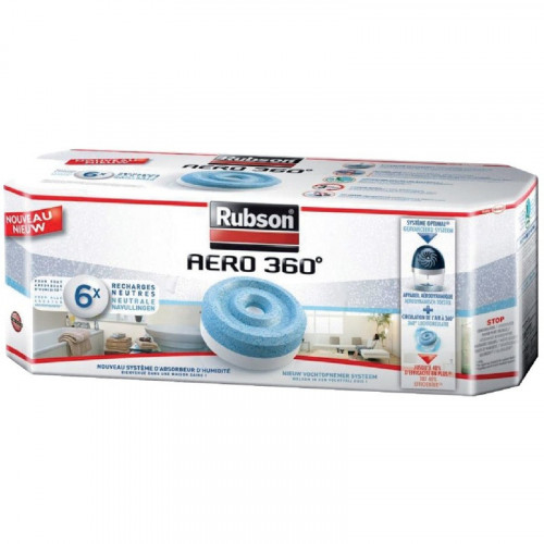 Absorbeur d'humidité RUBSON Aéro 360° spécial salle de bain, 10 m²