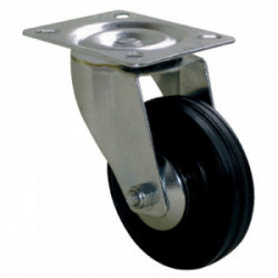 Roulette Port-roll Manutal pivotante 85 x Ø 65 mm - Portée 65 Kg - GUITEL POINT M