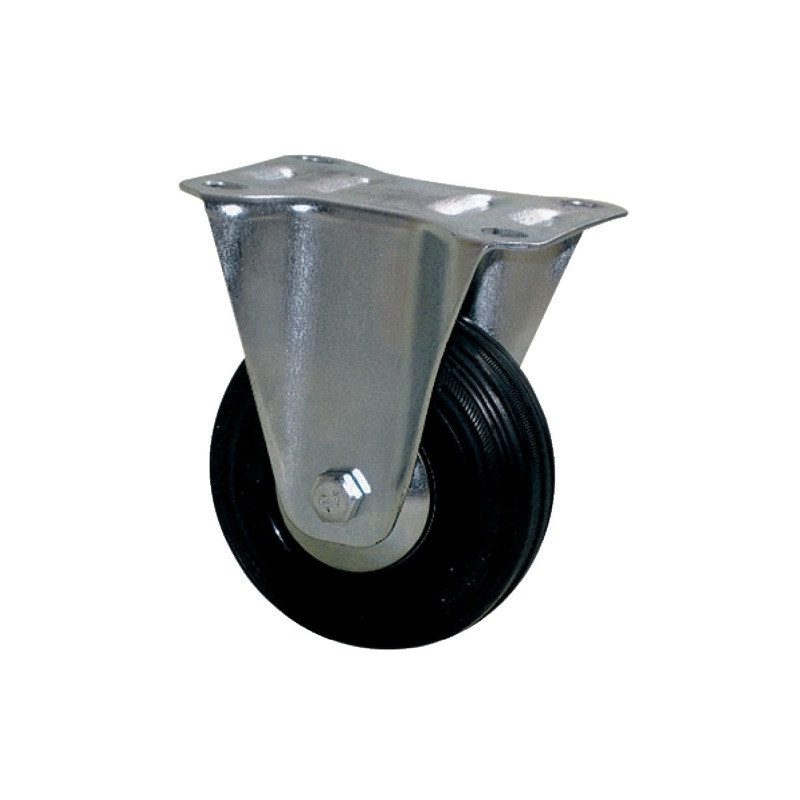 Roulette Port roll Manutal fixe 85 x Ø 65 mm Portée 65 Kg