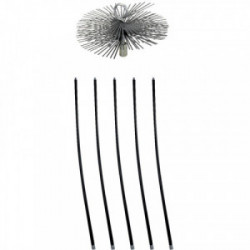 Kit de ramonage 7 m x 250 mm acier de marque Scid, référence: B3673400