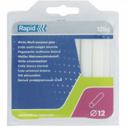 Colle multi-usage Ø 12 mm - 190 mm - 1 Kg blanche - RAPID