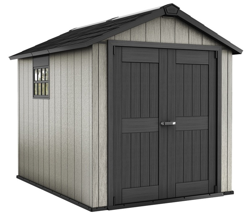 Abri de jardin résine 6,5 m2 avec plancher - Brossium