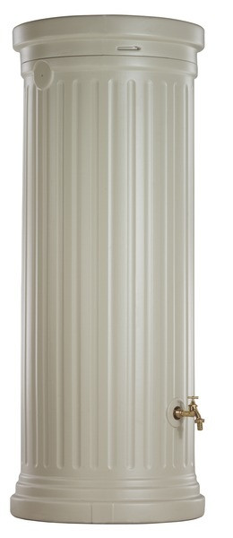 Récupérateur d'eau colonne romaine cylindrique sable 1000 L