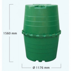 Réservoir TOP-TANK 1300L - 156 x Ø 118 cm - GRAF 