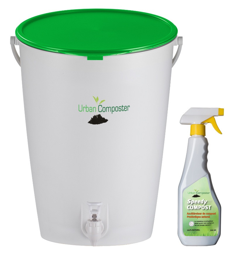 KIT urban composter + couvercle vert