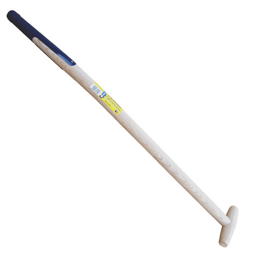 Manche en T 0,8 m percé pour fourche à bêcher à soie avec ferule