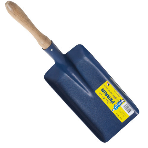 Pelle à feu carrée emmanchée