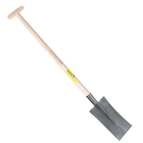 Bêche Nord polie 28 manche en T