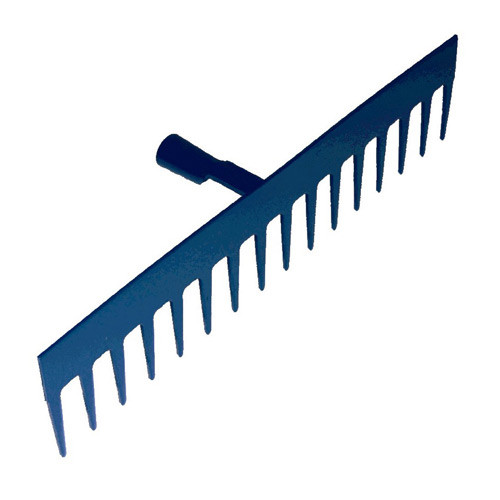 Râteau travaux publics à lame sans manche dents droites