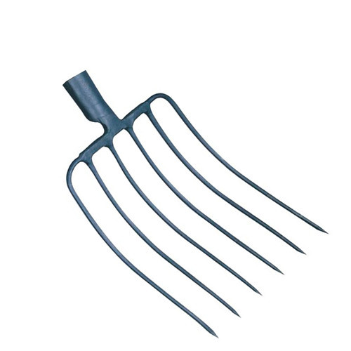 Fourche à ensilage 6 dents manche pomme