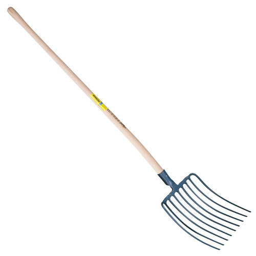 Fourche a cailloux douille 9 dents emmanché