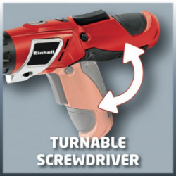 Visseuse sans fil articulée – TC-SD 3,6 Li – 3,6 V – Couple 3 Nm – Avec embouts - EINHELL