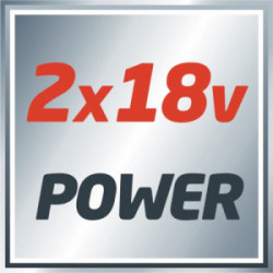 Tondeuse à gazon sans fil – GE-CM 43 Li M – Largeur de coupe 43 cm – 2 batteries 18 V 4,0 Ah - EINHELL