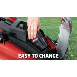 Tondeuse à gazon sans fil – GE-CM 43 Li M – Largeur de coupe 43 cm – 2 batteries 18 V 4,0 Ah - EINHELL