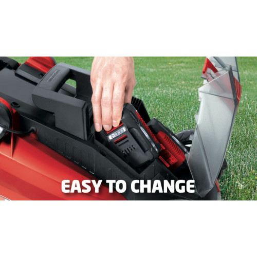 Tondeuse à gazon sans fil – GE-CM 43 Li M – Largeur de coupe 43 cm – 2 batteries 18 V 4,0 Ah - EINHELL 