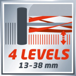 Tondeuse à main hélicoïdale – GE-HM 38 S-F – Largeur de coupe 38 cm – Bac 26 L - EINHELL 