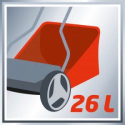 Tondeuse à main hélicoïdale – GE-HM 38 S-F – Largeur de coupe 38 cm – Bac 26 L - EINHELL 