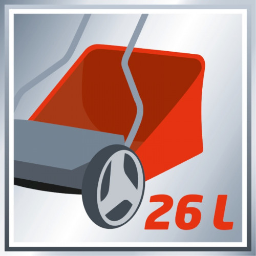 Tondeuse à main hélicoïdale – GE-HM 38 S-F – Largeur de coupe 38 cm – Bac 26 L - EINHELL 