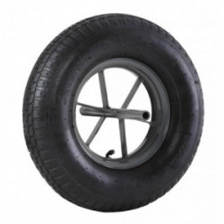 Roue gonflée PF 34 Ø 400 mm - jante métal à rayons de marque HAEMMERLIN, référence: J3928300