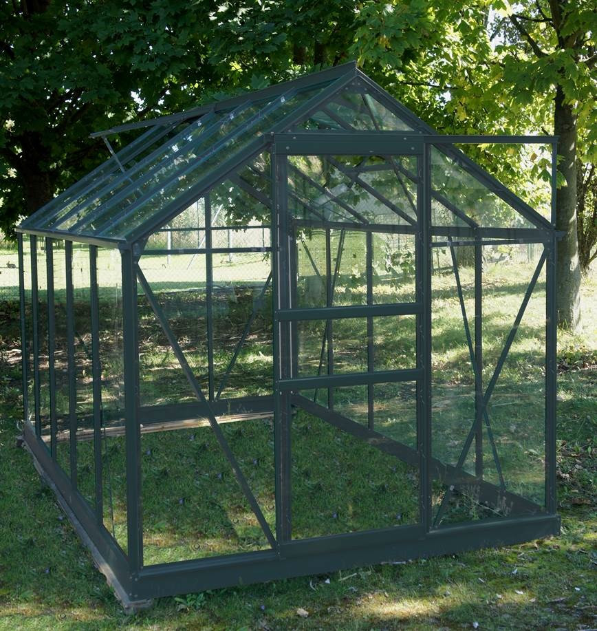 Serre verre - 5,77 m2 Sekurit grise