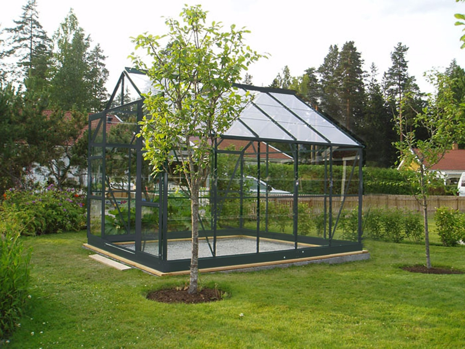 Serre verre - 7,42 m2 Sekurit grise