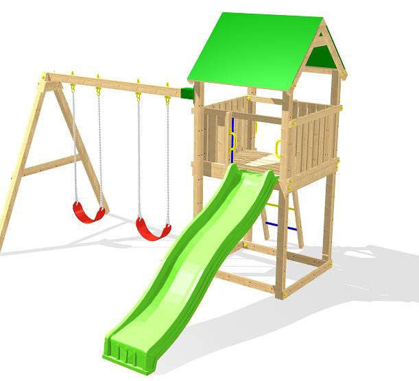 Aire de jeux Pollux avec maisonnette