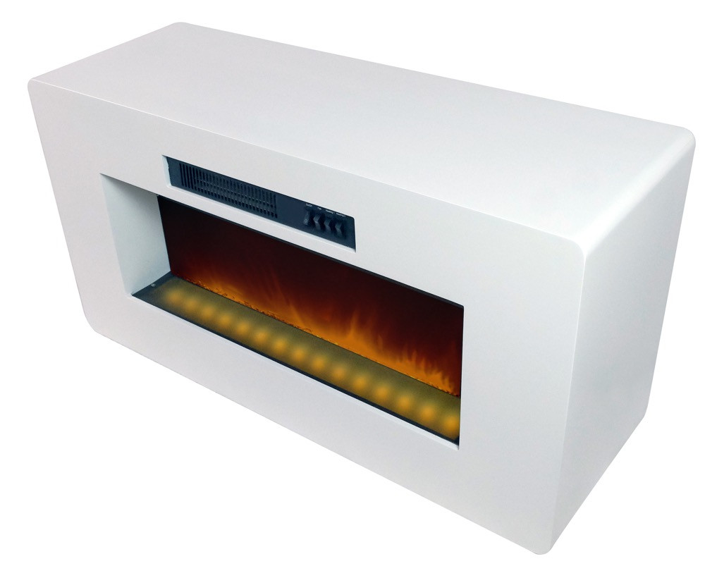 Meuble TV avec cheminée électrique Meribel