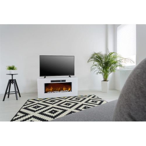 chemin arte meuble tv avec cheminee electrique meribel