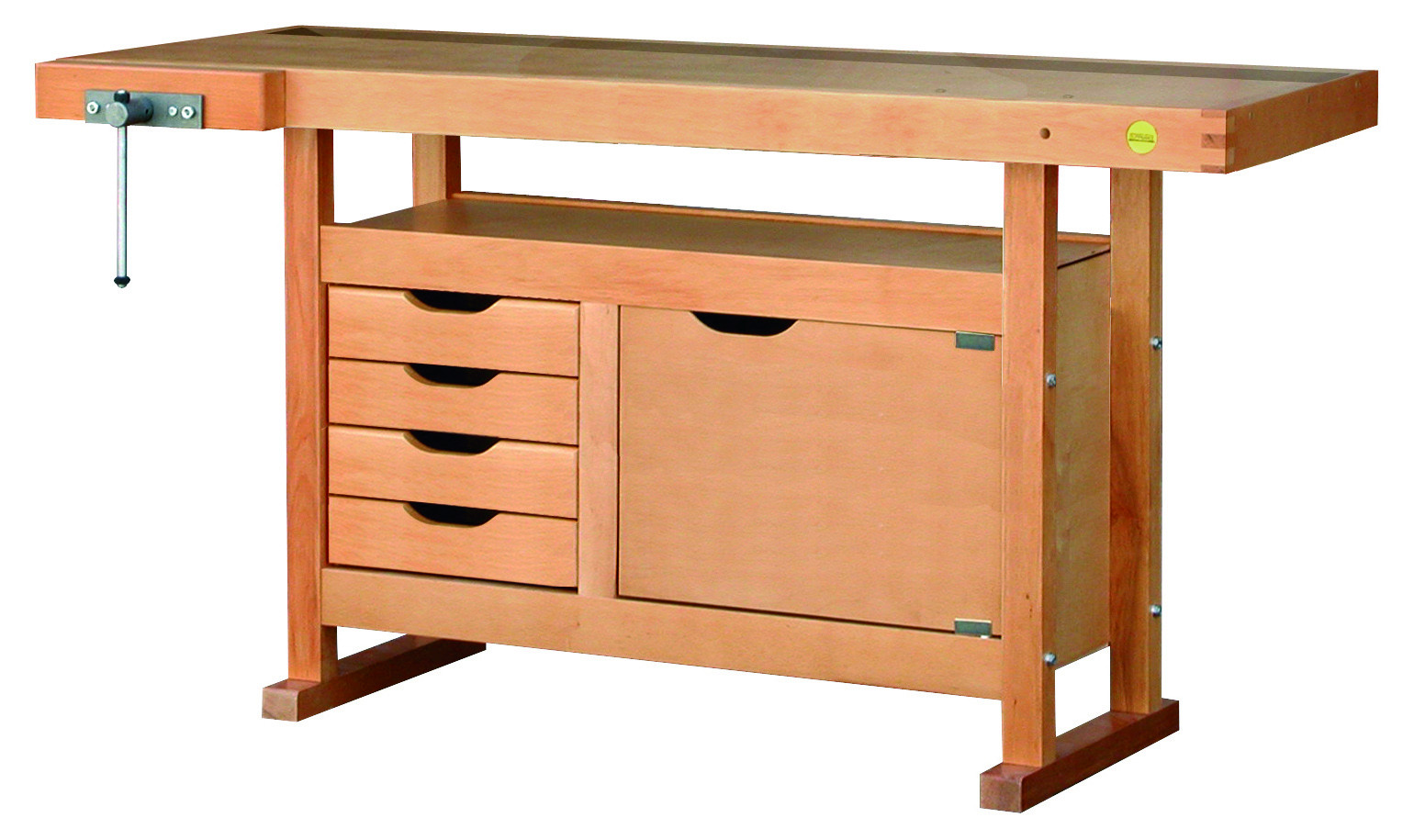 Établi 1.50x0.50m 4tiroirs+1 porte