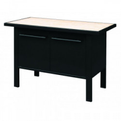 Établi caisson métal 2 portes 1.20m avec cornière de marque OUTIFRANCE , référence: B3988500
