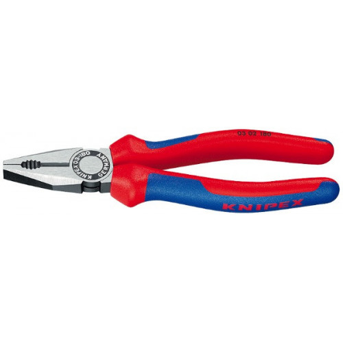 Pince universelle 180 mm poignées bi-matière - KNIPEX 