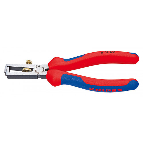 Pince à dénuder 160 mm poignées bi-matière - KNIPEX 