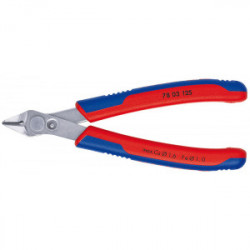 Pinces électroniques coupantes diagonales 125 mm à ras de marque KNIPEX , référence: B3993200