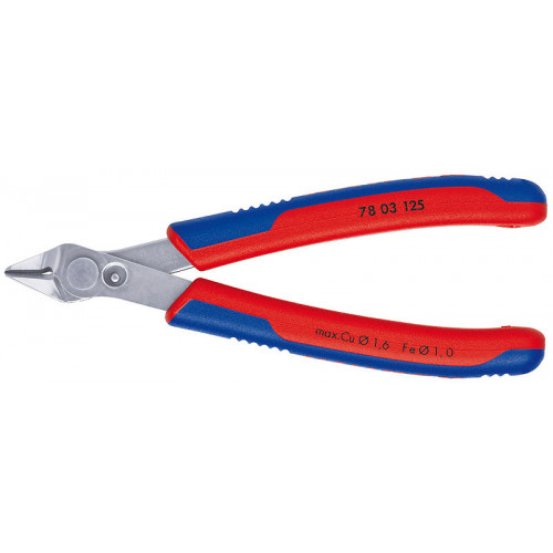 Pinces électroniques coupantes diagonales 125 mm à ras - KNIPEX 