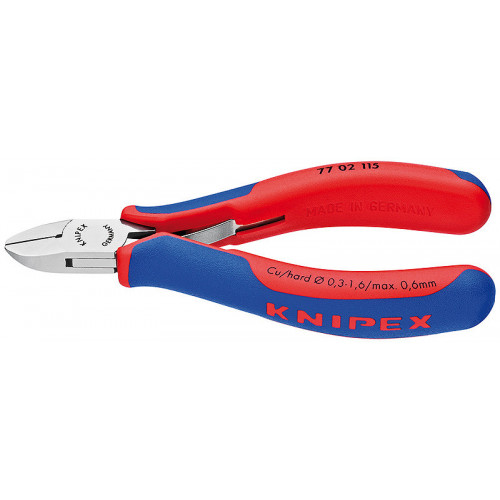 Pinces électroniques coupantes diagonales 115 mm - KNIPEX