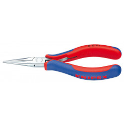 Pinces électroniques becs demi-ronds droits - KNIPEX 