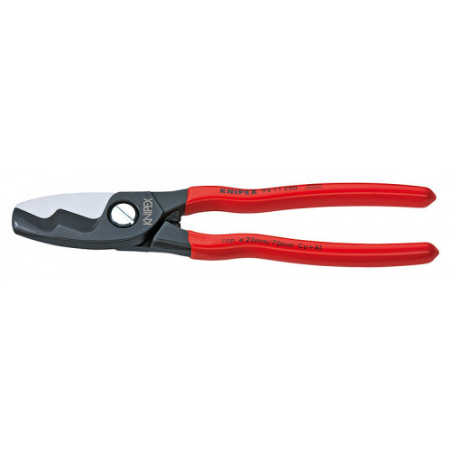 Coupe câbles électriques 200 mm double tranchant - KNIPEX 