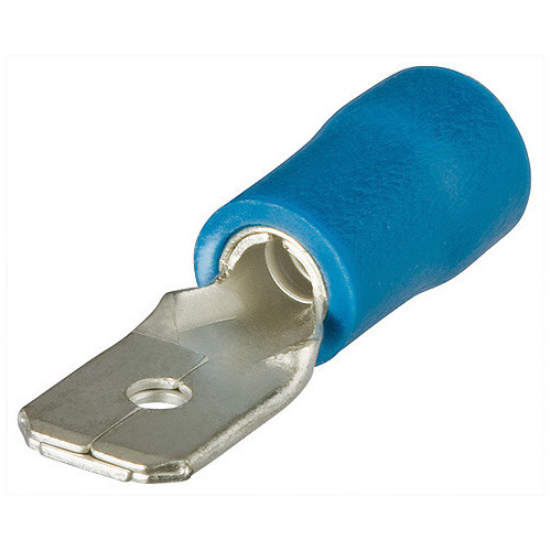 Cosse male plate rouge - 0,5 à 1 mm² - boîte de 100 - KNIPEX