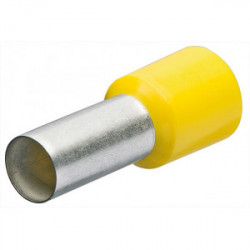 Embout de câble jaune avec col plastique - 20mm/6mm² de marque KNIPEX , référence: B4000100