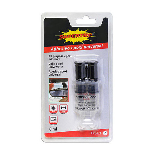 Colle époxy universelle en seringue 6 ml - SUPERTITE