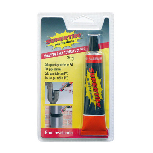 Colle pour tuyaux PVC en tube 30 ml - SUPERTITE