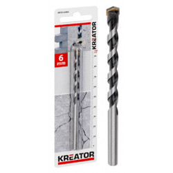 Mèche carbure béton Ø 3x70mm de marque Kreator, référence: B4018100